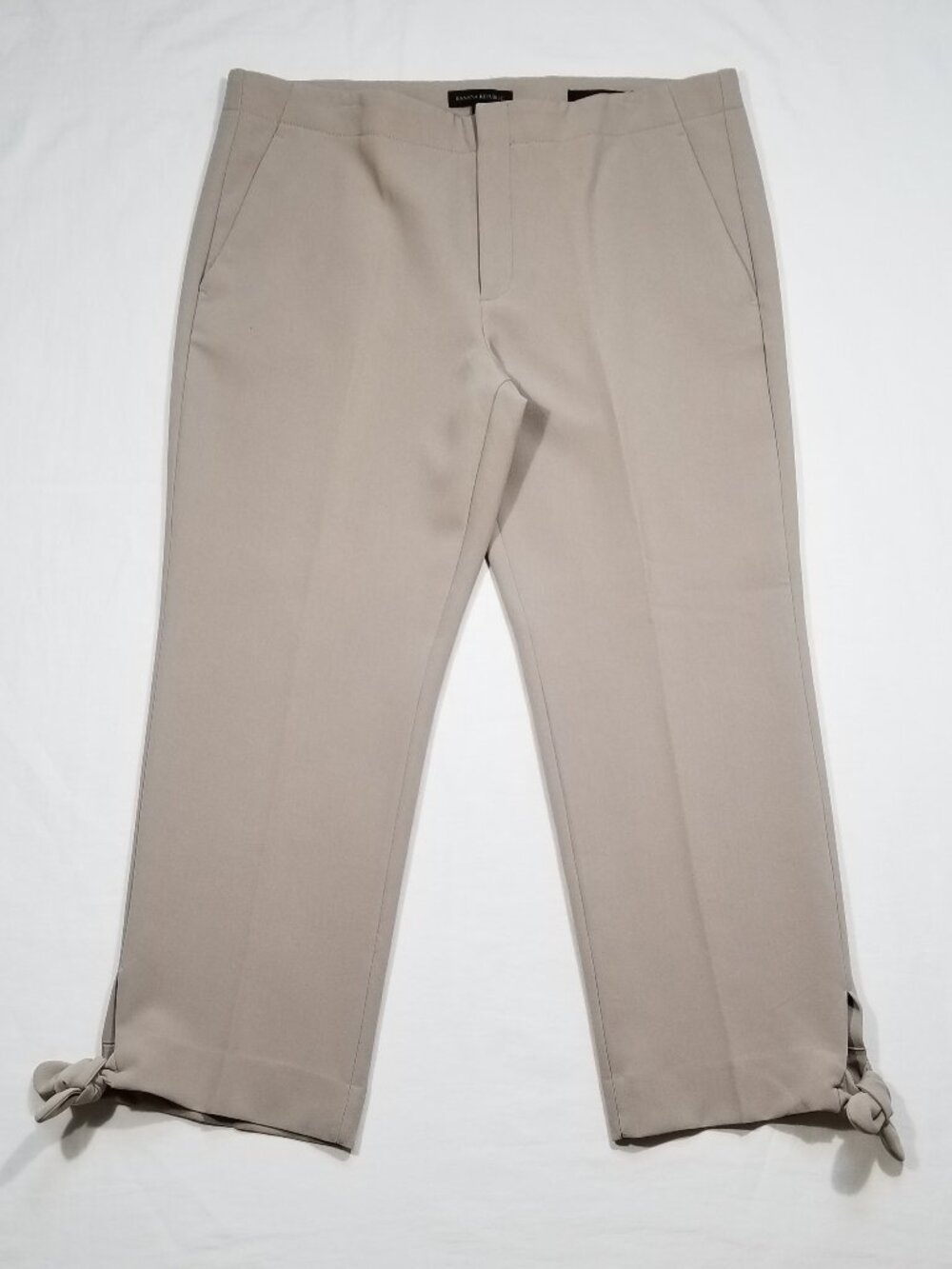 BANANA REPUBLIC Avery Straight Pants Tie Hem 6957E1M